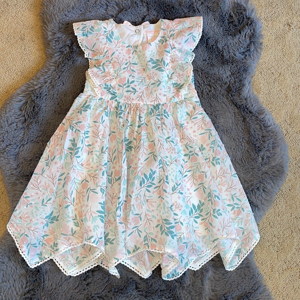 Shabby Chic Handkerchief Hem Dress